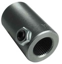 Borgeson 312500: Steel Steering Coupler 11/16" -36 Spline x 3/4" Smooth Bore