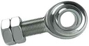 Borgeson 720000: 3/4" Steering Shaft Support Rod End Polished Stainless Steel
