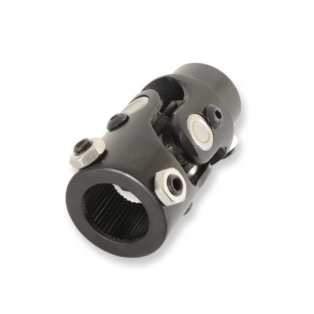 Holley 320-105: 320-105 U-joint - Steel - Black Zinc