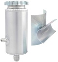 Allstar Performance ALL36130: Economy Power Steering Tank W/ Bracket 8" Tall x 3" Diameter