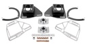 BMR Suspension WAK331H: Caster Camber Plates with Lockout Plates for 1982-1992 Chevy Camaro, Pontiac Firebird [Black]