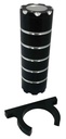 All American Billet PSR-SLS: Power Steering Reservoir 8" long x 2-1/2" diameter