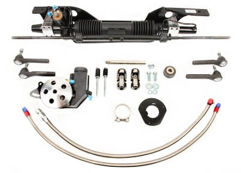 Unisteer 8010830-01: Rack Kit Late 67-70 Power Mustang Small Block Black