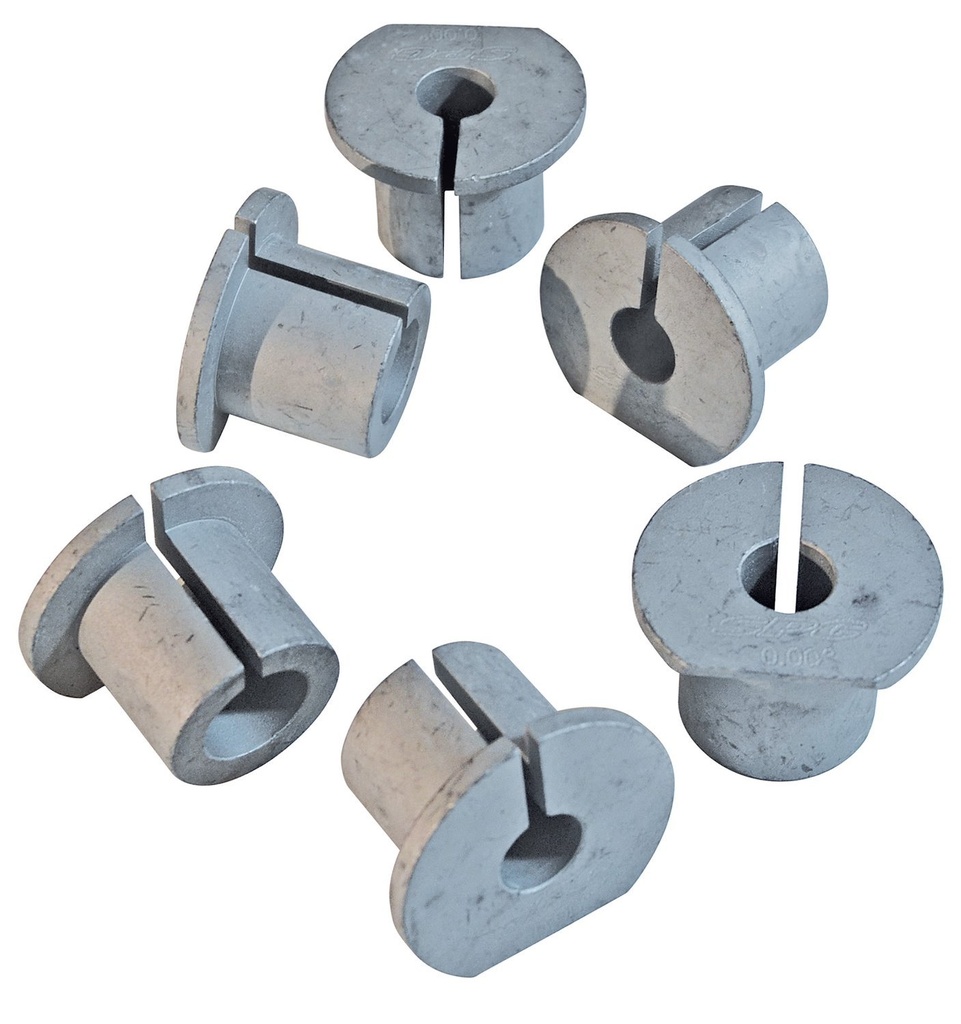 SPC 23400: 23400 Camber Sleeve Adjusters-Assortment, +0 degrees to +1.25 (1 1/4) degrees, in .25 (1/4) degree increments