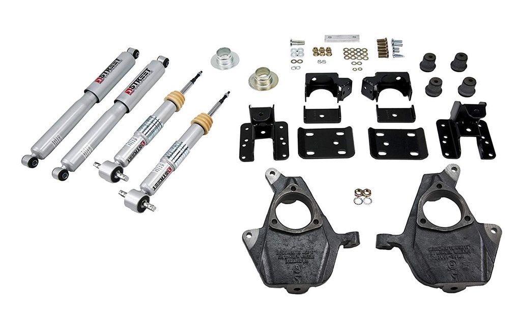 Belltech 1001SP: Front and Rear Lowering Kit 2015-2020 Ford F-150 Pickup Truck (All Cabs with Short Bed)
