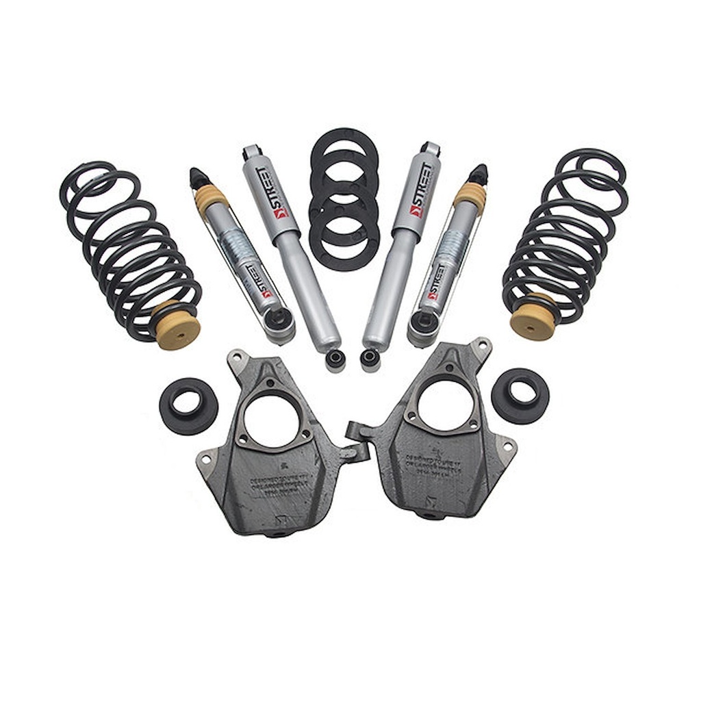 Belltech 1020SP: 1020SP Front and Rear Suspension Lowering Complete Kit for 2015-2020 Cadillac/Chevrolet/GMC SUV Models