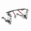 QA1 R158-170: R158-170 QA1 Four Link Kit, Four Link Kit, 68-72 GM X Body, Single Adjust