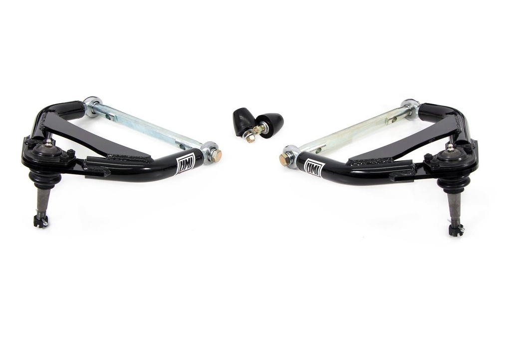 UMI Performance 4056-1-B: 4056-1-B Adjustable Upper A-Arms with Rod Ends for 1964-1972 GM A-Body [Black]