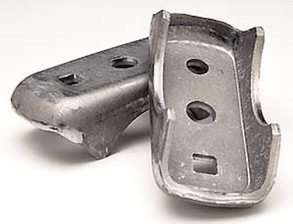 Mopar Performance P4120074: Universal Spring Perch Brackets Spring locator pin hole centerline .625"