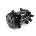 Top Street Performance HC5001BK: HC5001BK A/C Compressor, Sanden 508 R134, V-Belt, Chrome w/ Black Clutch