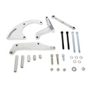 Top Street Performance JM9106P: JM9106P A/C Compressor Sanden 508 Bracket, Aluminum SBC Long Water Pump, Polished