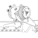 Vintage Air 141200: Steel-eez Mid-Mount A/C Compressor Bracket