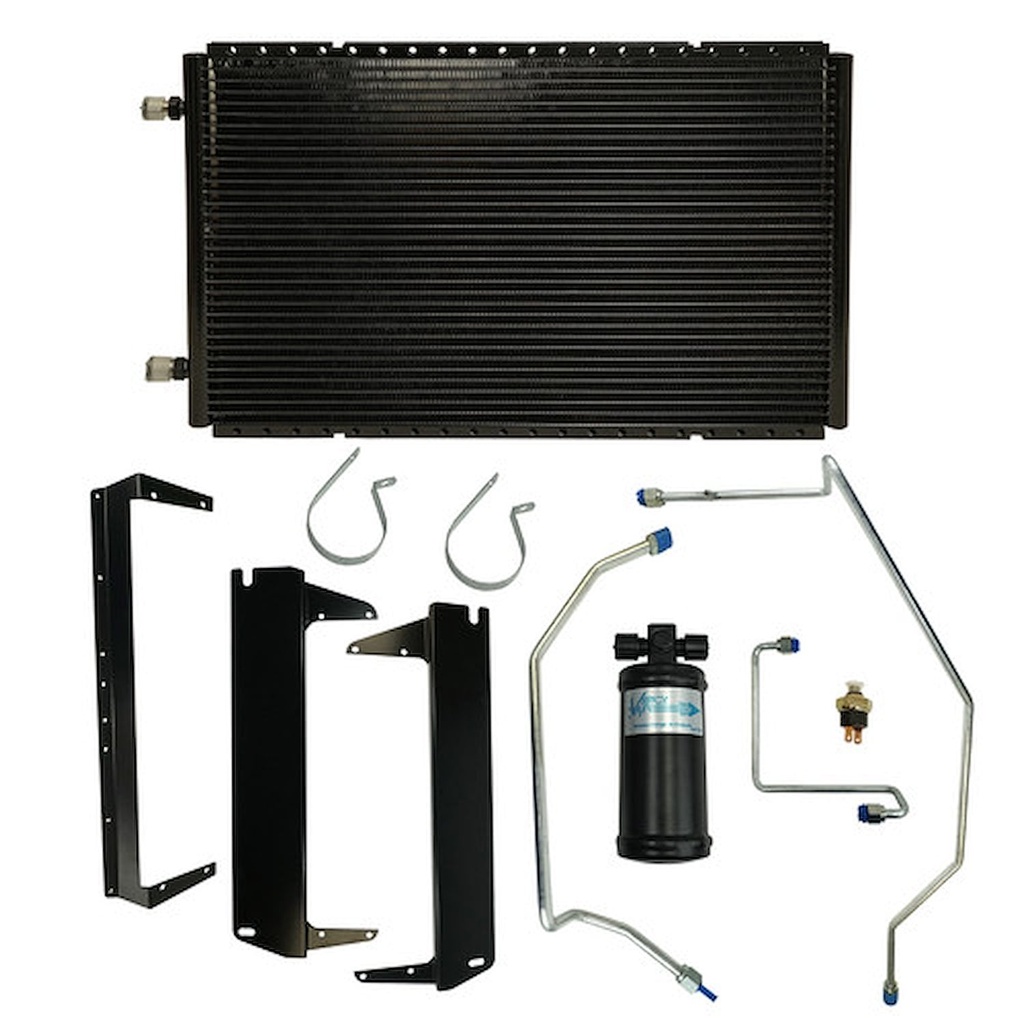 Vintage Air 051072-EDA: 051072-EDA SureFit Condenser Kit with Drier for 1970-1974 Dodge Challenger, Plymouth Barracuda w/o Factory Air