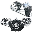 Billet Specialties 11421: Independent Side Mount Compressor Bracket Sanden 508 Compressor