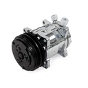 Top Street Performance HC5001C: HC5001C A/C Compressor, Sanden 508 R134, V-Belt, Chrome w/ Black Clutch
