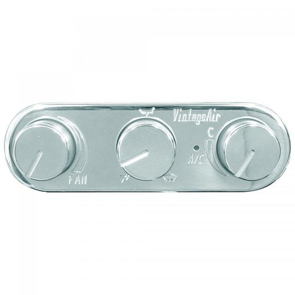 Vintage Air 491644: 491644 SureFit A/C Control Panel Upgrade Kit for 1961-1966 Ford F100 [Polished]