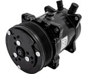 March Performance P2413-08: P2413-08 Ultra Series Sanden 508 Air Conditioning Compressor, Black Finish, Aluminum, 6-Groove Serpentine Clutch, R-134a