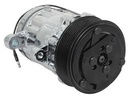 OER AC7178C: AC7178C Sanden 706 Style "Peanut" A/C Compressor w/ 8-Rib Serpentine Clutch Pulley - Chrome Finish - SD7B10