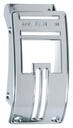 Key Parts 0847-986: 0847-986 Deluxe Heater Control Beze, 55-'59 Chevy Truck l, Chrome