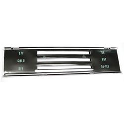 OER IN6670Z: IN6670Z 1968 Chevrolet Chevelle, El Camino; Lens; Heater Control Panel; No A/C