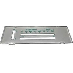 OER IN6673Z: IN6673Z 1970 Chevrolet Chevelle, El Camino; Lens; Heater - A/C Control Panel; With A/C