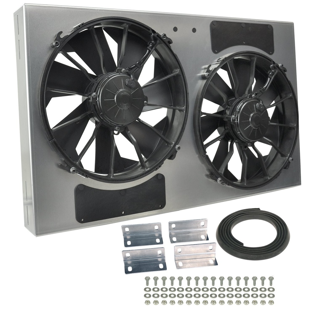 Derale 16838: High-Output Dual Fan Assembly CFM: 4000