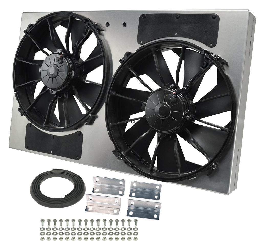 Derale 16836: High-Output Dual Fan Assembly CFM: 4000