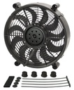 Derale 18212: 12" High Output Single RAD Electric Fan - Standard Mounting Kit 1450/1000 cfm