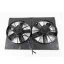 Top Street Performance HC7106: HC7106 Universal Dual Radiator Fan, Straight Blade, 11" Black
