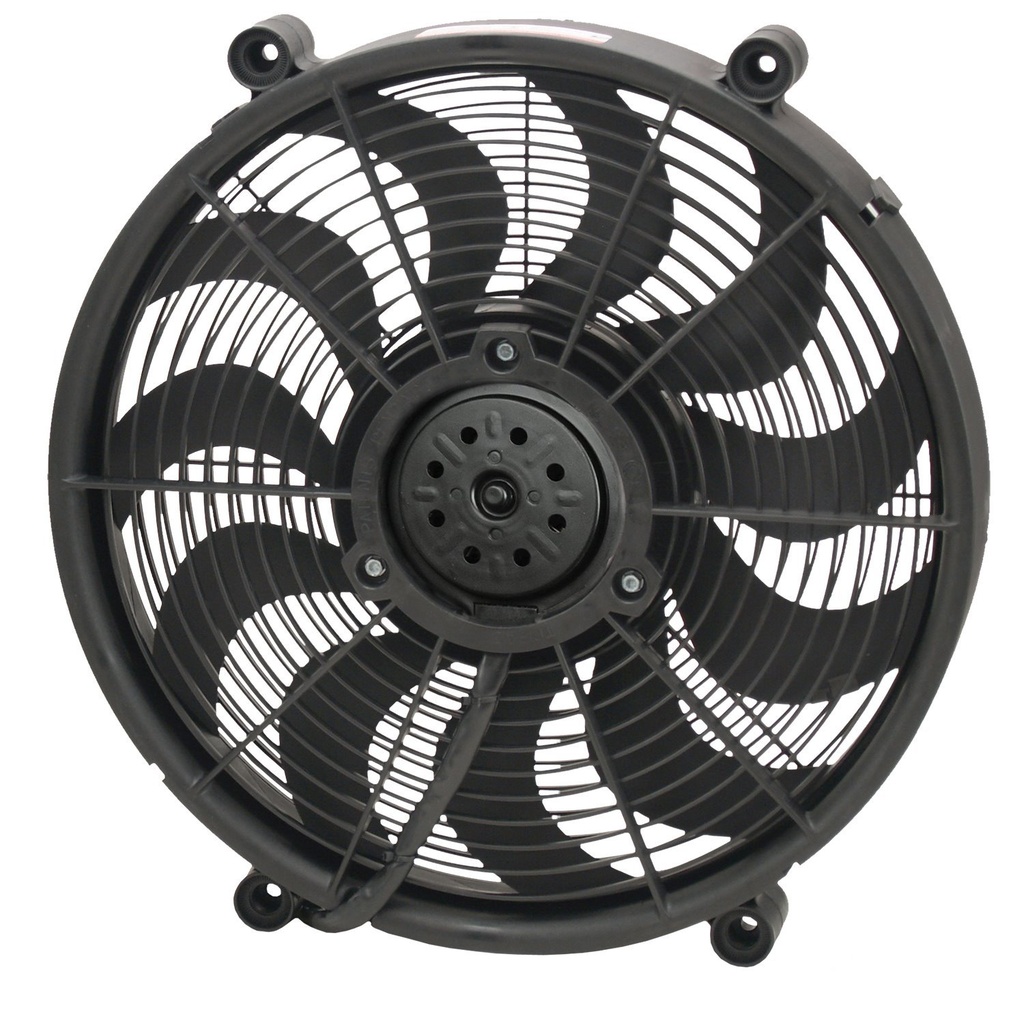 Derale 16917: 16917 17 in. High Output Single Radiator Pusher/Puller Fan with Standard Mount Kit