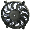 Derale 16212: 12" High Output Single RAD Electric Fan - Premium Mounting Kit 1450/1000 cfm
