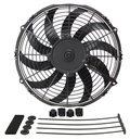 Derale 16112: 12" High-Output Extreme Ultra-Low Profile Waterproof/Dustproof Puller-Style Electric Fan 1328 CFM