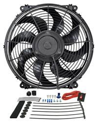 Derale 16516: 16" Tornado Electric Fan - Premium Hardware Kit 2175 CFM