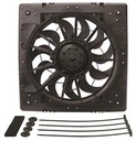 Derale 16926: Single Speed Electric Puller Fan with Moulded Shroud Universal Fit