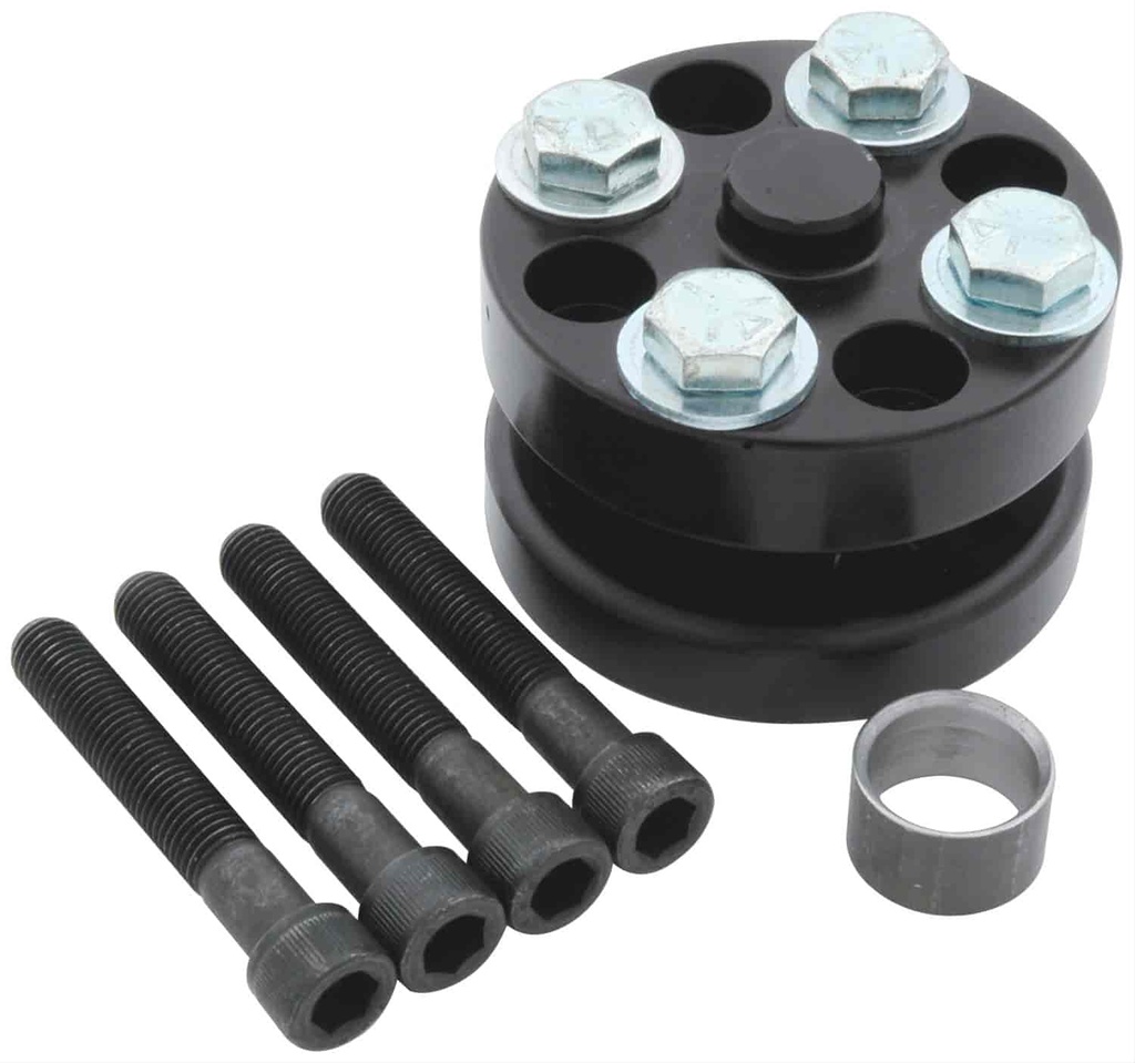 Allstar Performance ALL30184: Aluminum Fan Spacer Kit 1-1/2" Spaced *Note: Spacers work with 1-3/4" bolt circle flanges only.