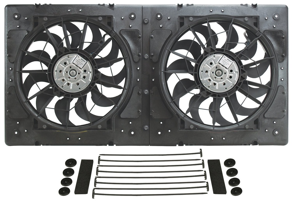Derale 16934: High-Output Dual Fan Assembly CFM: 4000