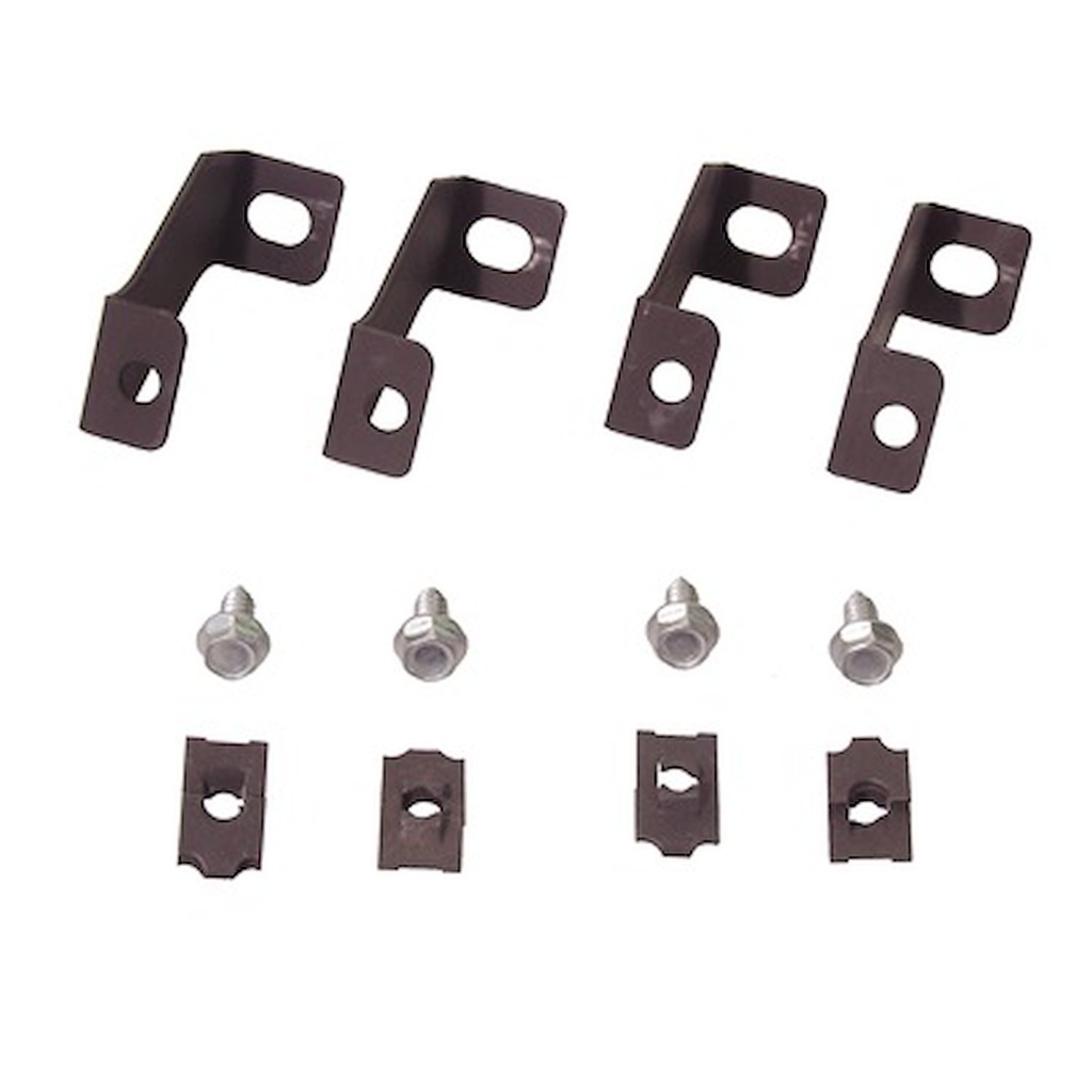 Scott Drake C3DZ-8149-3: Fan Shroud Brackets 1965-1966 Ford Mustang