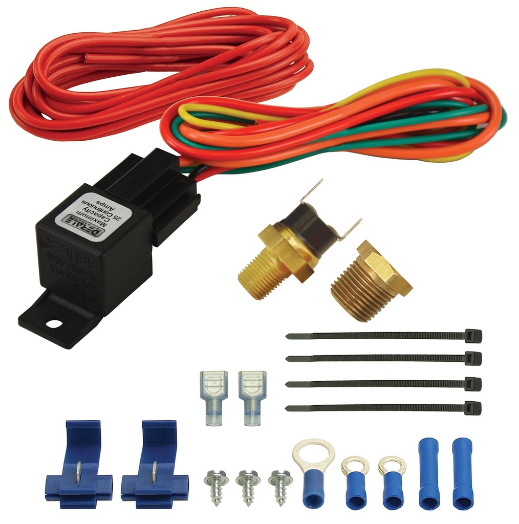 Derale 16720: Premium Single Stage Fan Controller 180° Fan Switch