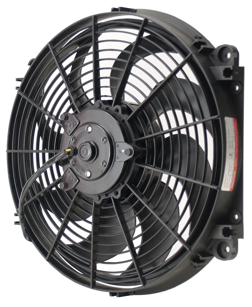 Derale 16514: 14" Tornado Electric Fan - Premium Hardware Kit 1350 CFM