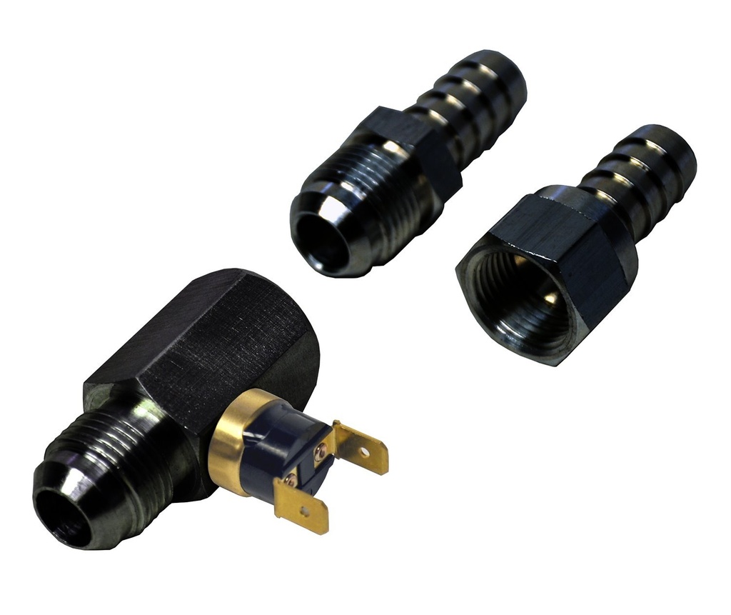 Derale 15721: In-Line Fan Control Thermostat -8AN / 1/2? Hose