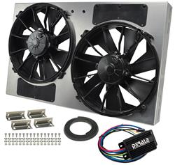 Derale 66836: High-Output Dual Fan Assembly With PWM Controller