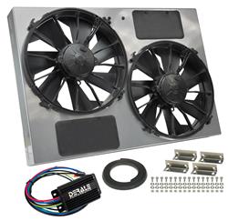 Derale 66927: High-Output Dual Fan Assembly With PWM Controller