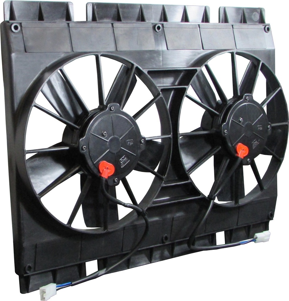 Maradyne Fans MM22KT: Mach Two Series Electric Cooling Fan, Diameter: 11 in., Type: Dual