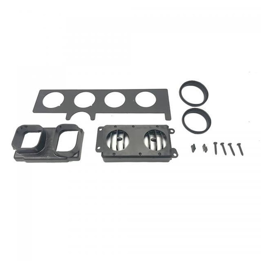 Vintage Air 623242: 623242 OEM-Style In-Dash Louver Kit Bezels for 1970-1981 Pontiac Firebird [Black Anodized]