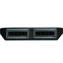 Vintage Air 630190: 630190 Double Under Dash Louver Assembly [Black w/Chrome Accent]
