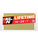 K&N HVC-11424: HVC-11424 HVAC Air Filter 14 in. x 24 in. x 1 in.