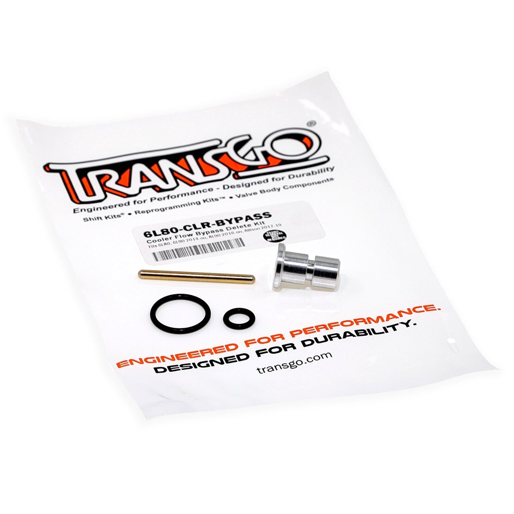 Trans Go 6L80CLRBYPAS: Automatic Transmission Oil Cooler Bypass Kit, 6L80, 6L90 2014-On, 8L90 2016-On, Allison 2017-19