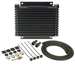 Derale 13613: 13 Row Series 9000 Plate & Fin Cooler Kit 22000 GVW