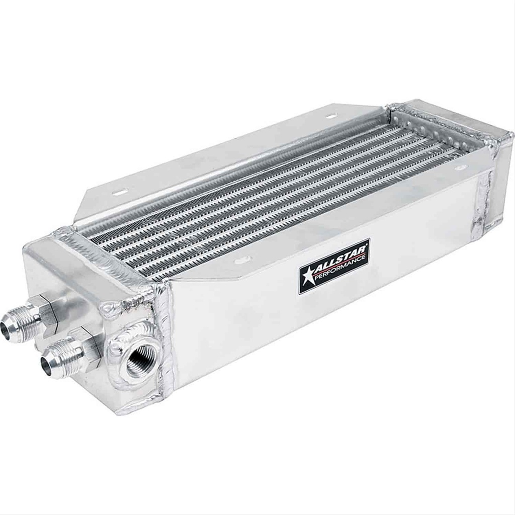 Allstar Performance ALL30146: Deck Mount Oil Cooler 15" L x 4" W x 3-1/3" H