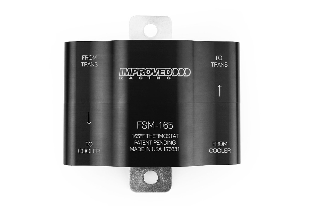 Improved Racing FSM-165: FSM-165 High-Flow Inline Oil Cooler Thermostat, 165-degrees F